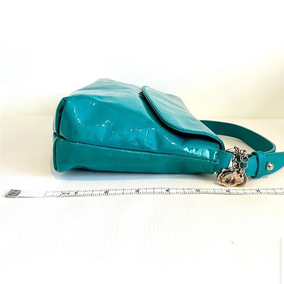 ❌ SOLD Authentic Embossed Patent Leather Hand Bag - Picture 11 of 11